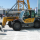 Telehandler Training course illustrated by a telescopic handler.