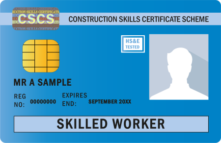 Blue skilled worker card which you can achieve